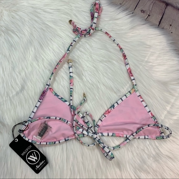 NWT Wildfox 90’s Floral Bikini Top - Picture 5 of 7